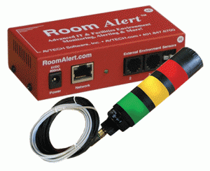 AVTECH_Room_Alert_4E_With_Light_Tower